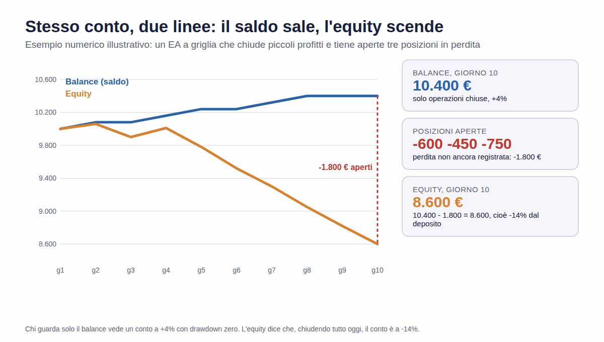 Equity line balance contro equity