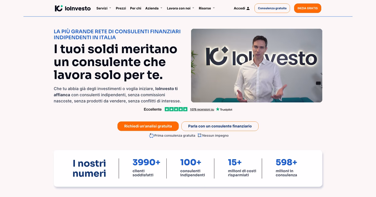 Copertina dell articolo IoInvesto recensione: come funziona la consulenza indipendente, quanto costa e cosa dicono i clienti