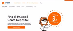Tinaba conto deposito pagina
