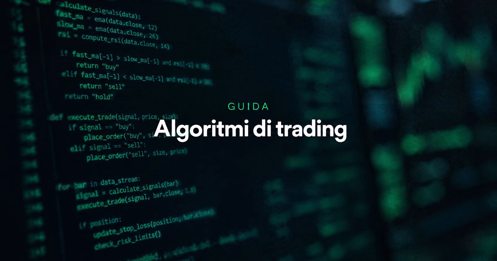 Algoritmi di Trading: Cosa Sono, Come Funzionano e Come Programmarli