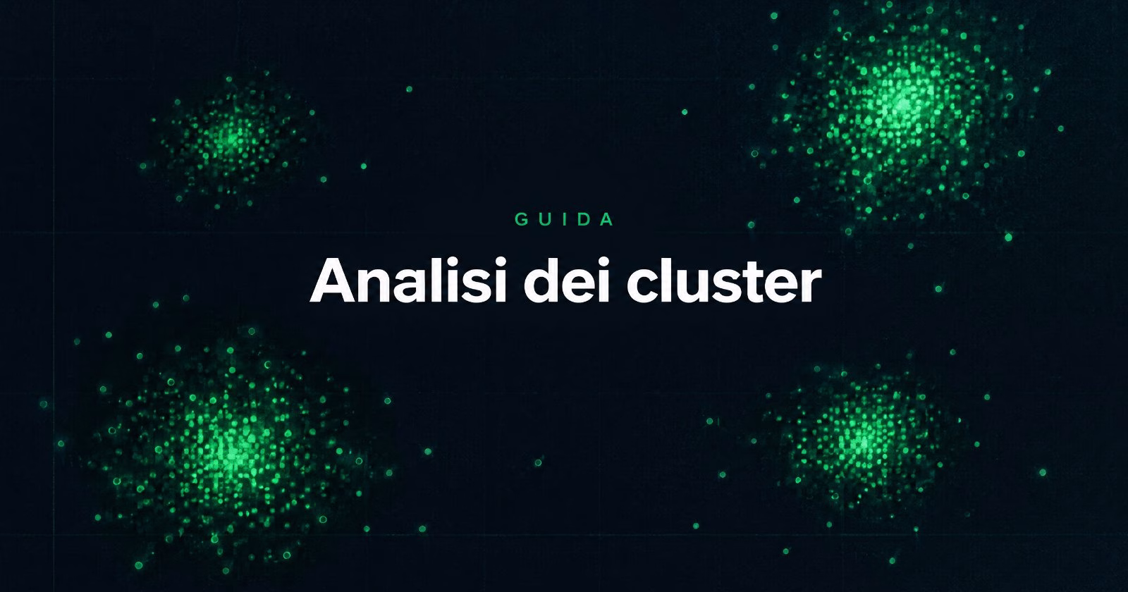 L&rsquo;analisi dei cluster nel trading automatico