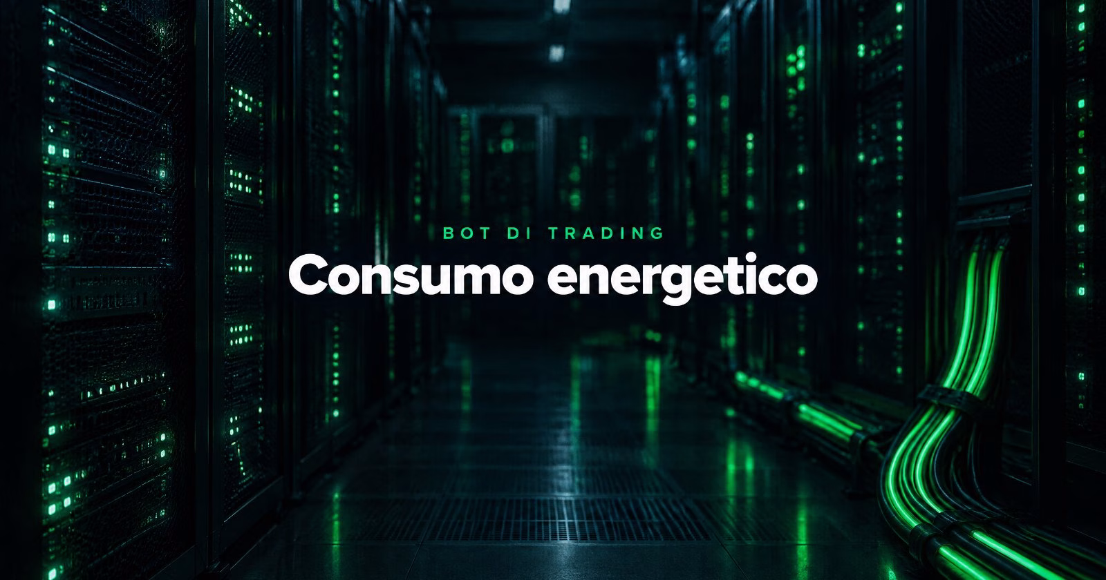 Bot trading e consumo energetico: impatto reale