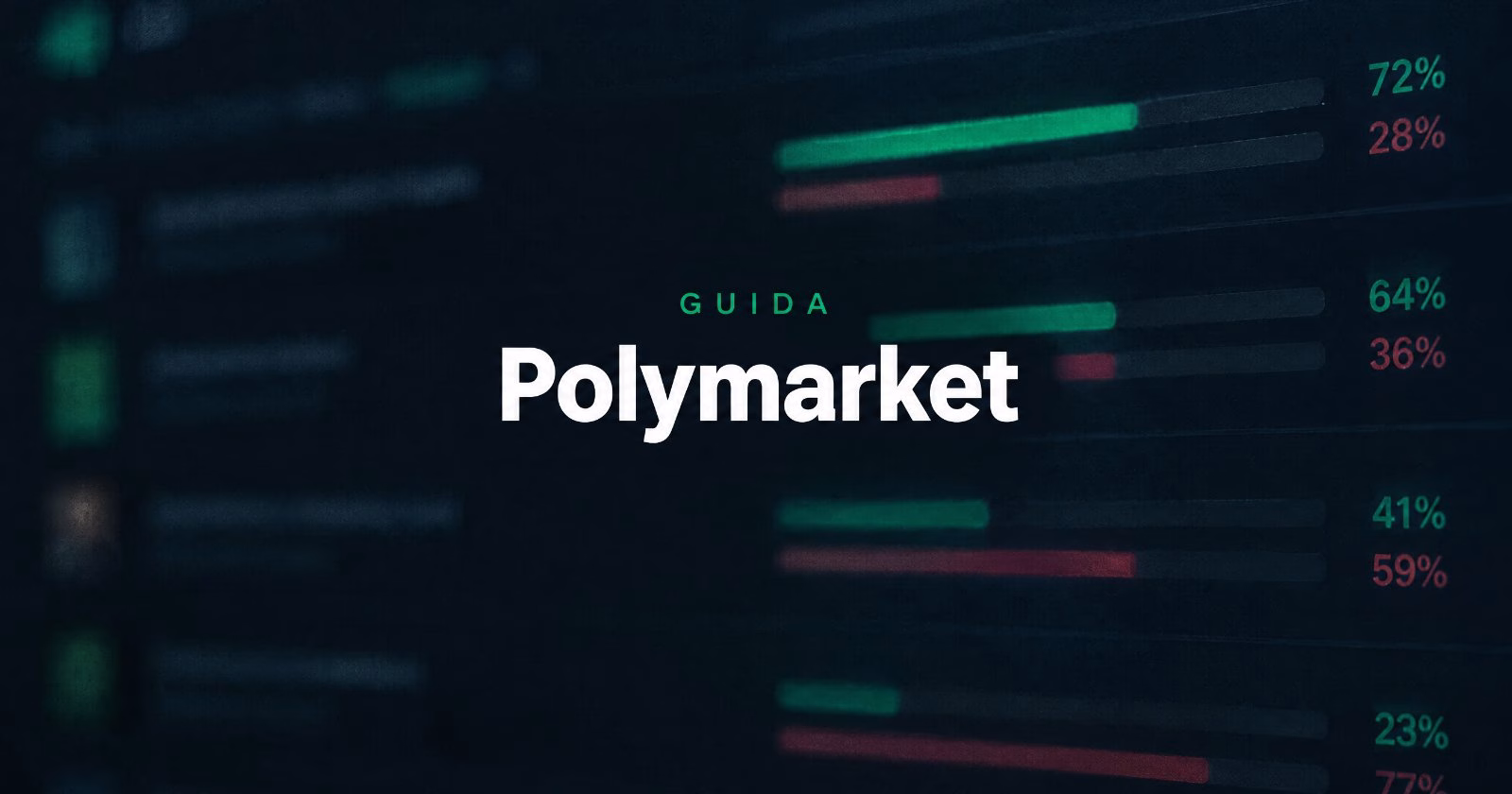 Polymarket: cos&rsquo;&egrave; e perch&eacute; tutti ne parlano (tra finanza, politica e zona grigia)