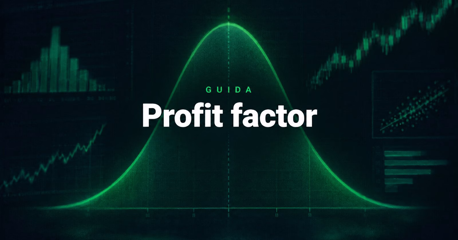 Profit factor: cos&rsquo;&egrave;, come si calcola e quando inganna, con 637 operazioni reali